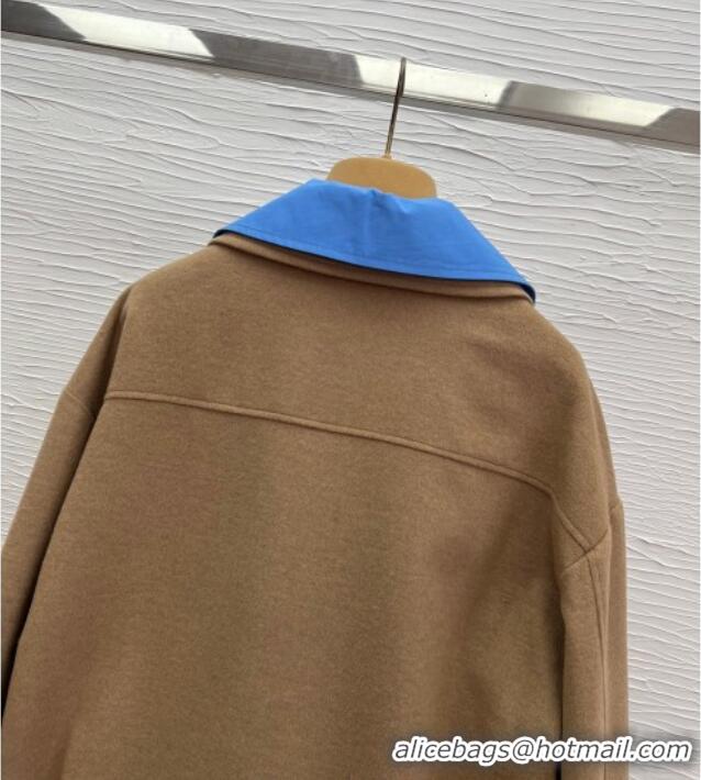 ​Best Quality Miu Miu Jacket 0814 Brown/Blue 2025