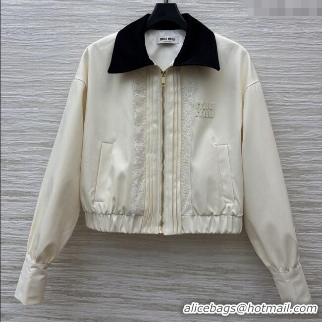 Grade Promotional Miu Miu Jacket M82141 Beige 2025