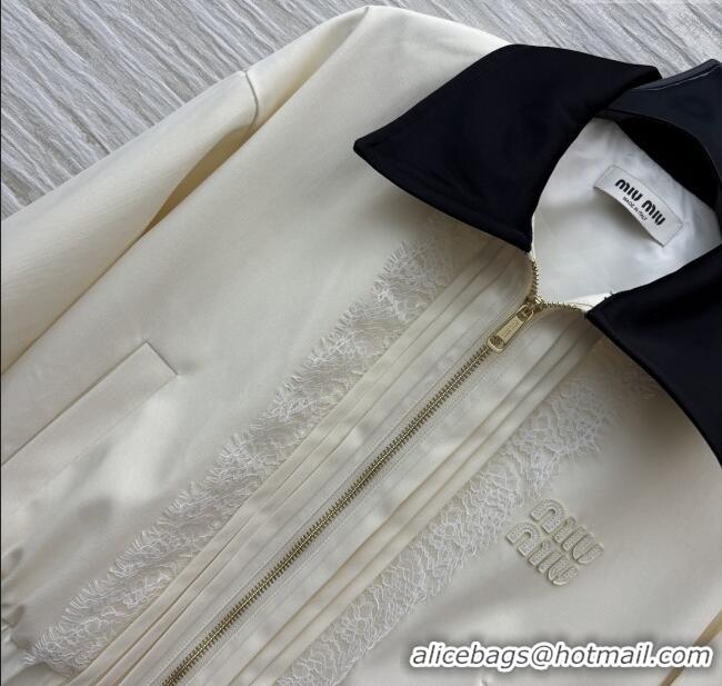 Grade Promotional Miu Miu Jacket M82141 Beige 2025