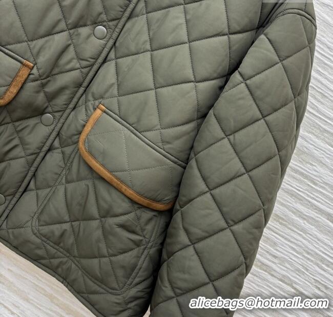 Fashion Discount Miu Miu Padded Jacket M82101 Green 2025