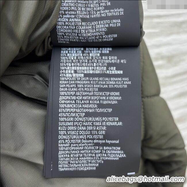 Fashion Discount Miu Miu Padded Jacket M82101 Green 2025