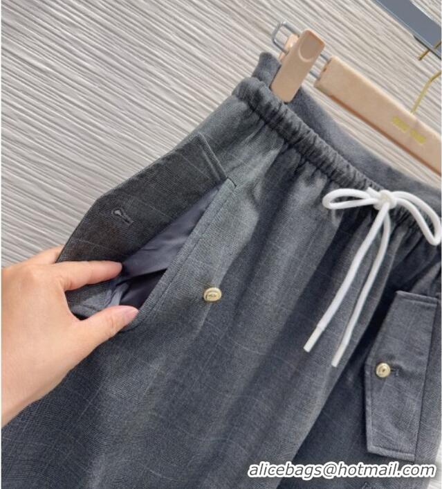 Top Quality Miu Miu Skirt M082918 Grey 2025