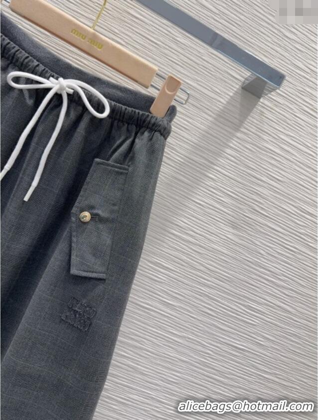Top Quality Miu Miu Skirt M082918 Grey 2025