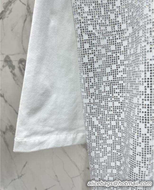 Reasonable Price Miu Miu Crystals Dress S090412 White 2025