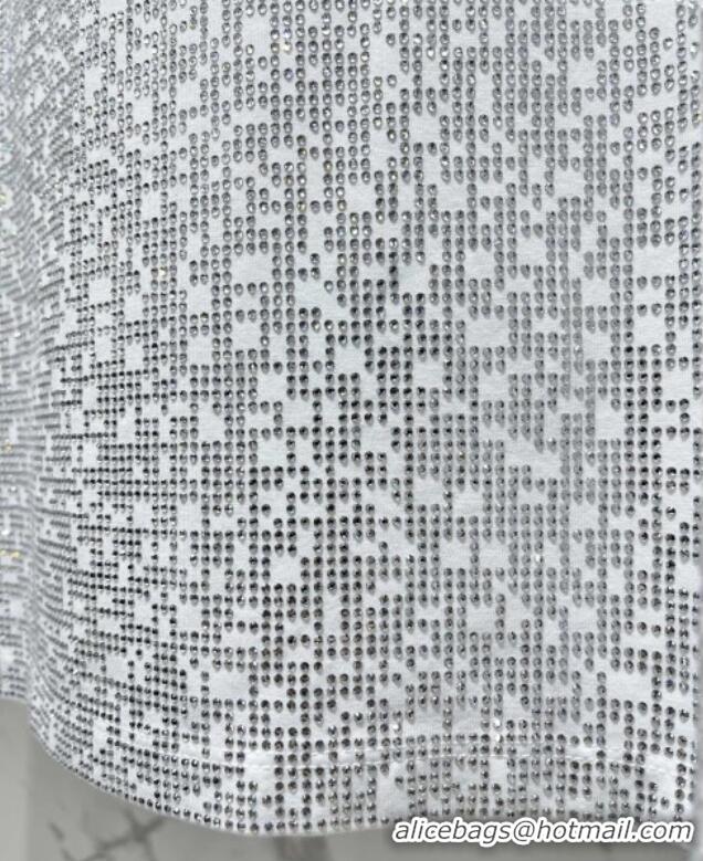 Reasonable Price Miu Miu Crystals Dress S090412 White 2025