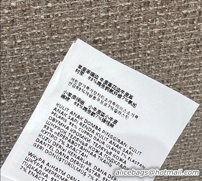 Grade Design Miu Miu Lambskin Suede Mini Skirt MIU090307 Brown 2025