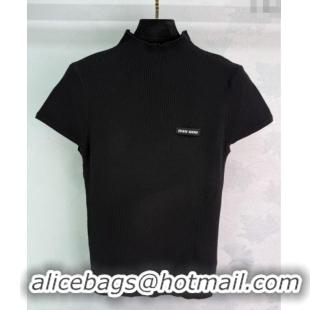 Grade Quality Miu Miu Wool Top MIU090302 Black 2025