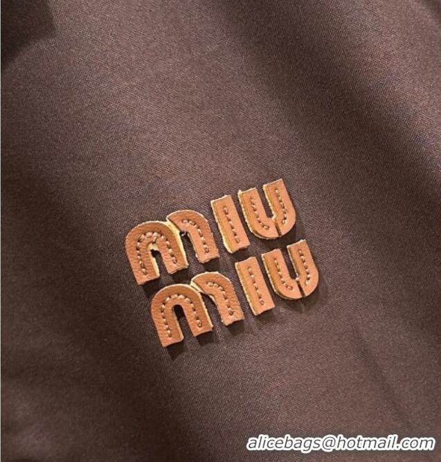 Top Quality Miu Miu Jacket MIU090311 Coco Brown 2025