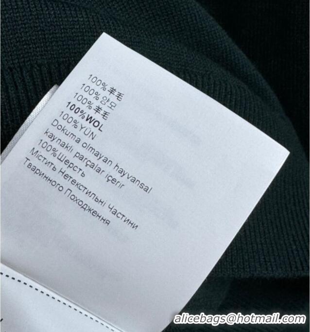 Well Crafted Miu Miu Wool Sweater with Zip MIU0903020 Green 2025