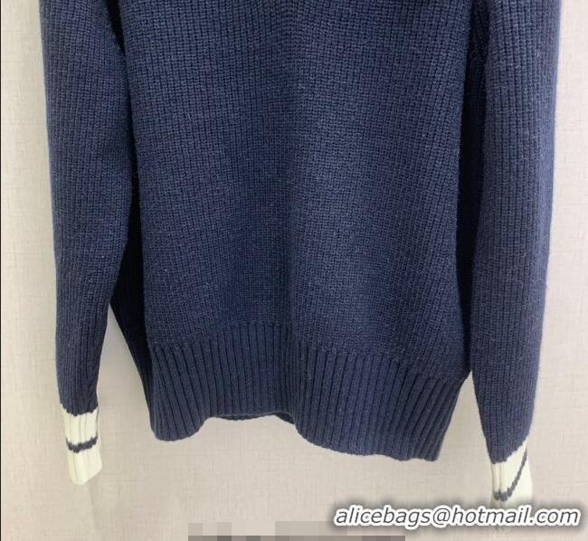 Classic Specials Miu Miu Wool V Sweater MIU0903021 Blue 2025