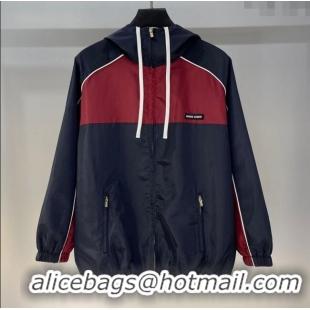 ​Good Taste Miu Miu Patchwork Jacket MIU0903027 Red/Blue 2025