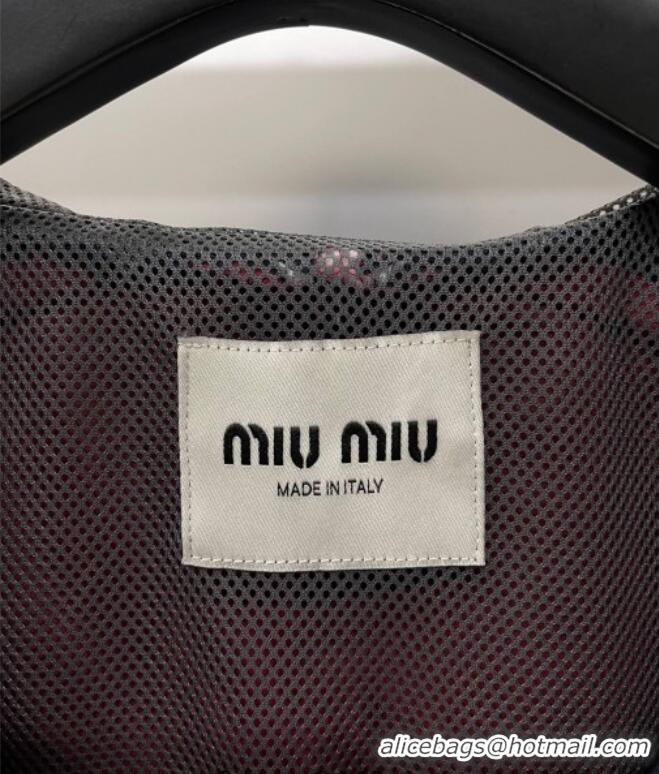 ​Good Taste Miu Miu Patchwork Jacket MIU0903027 Red/Blue 2025