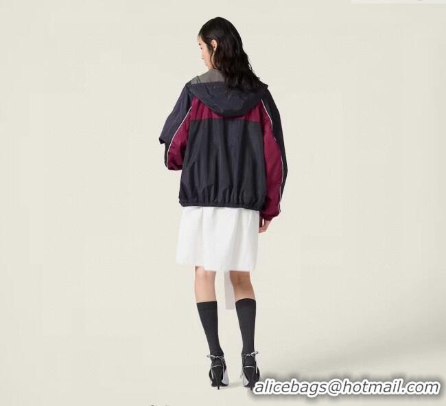 ​Good Taste Miu Miu Patchwork Jacket MIU0903027 Red/Blue 2025