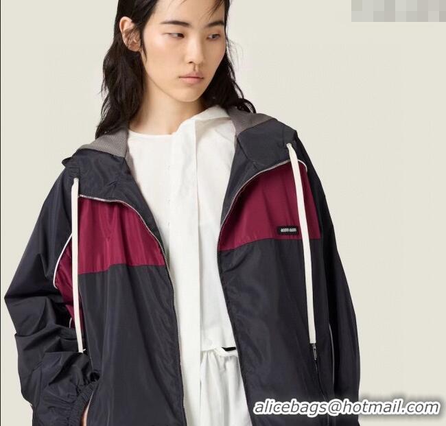 ​Good Taste Miu Miu Patchwork Jacket MIU0903027 Red/Blue 2025