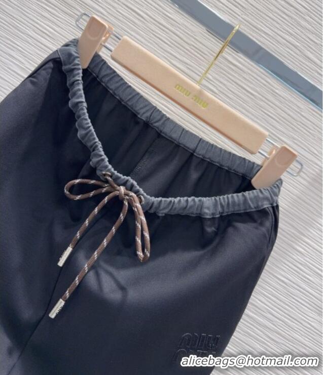 Buy Discount Miu Miu Pants MIU0903024 Black 2025