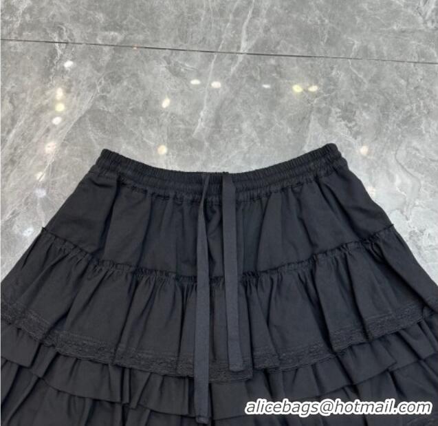 ​Luxury Discount Miu Miu Layer Mini Skirt MIU090331 Brown/Grey 2025