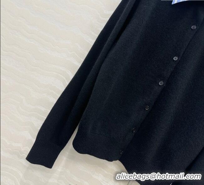 Super Quality Miu Miu Cashmere Cardigan MIU0903030 Black 2025