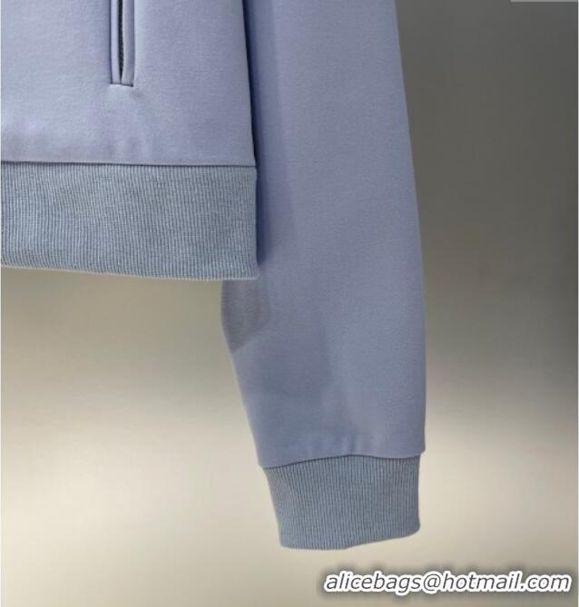 Famous Brand Miu Miu Cotton Jacket MIU090332 Light Blue 2025