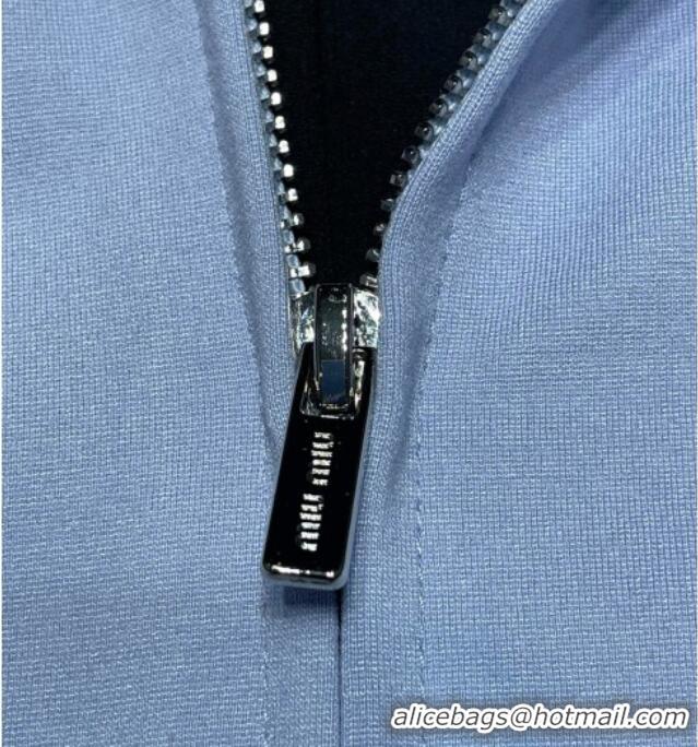 Famous Brand Miu Miu Cotton Jacket MIU090332 Light Blue 2025