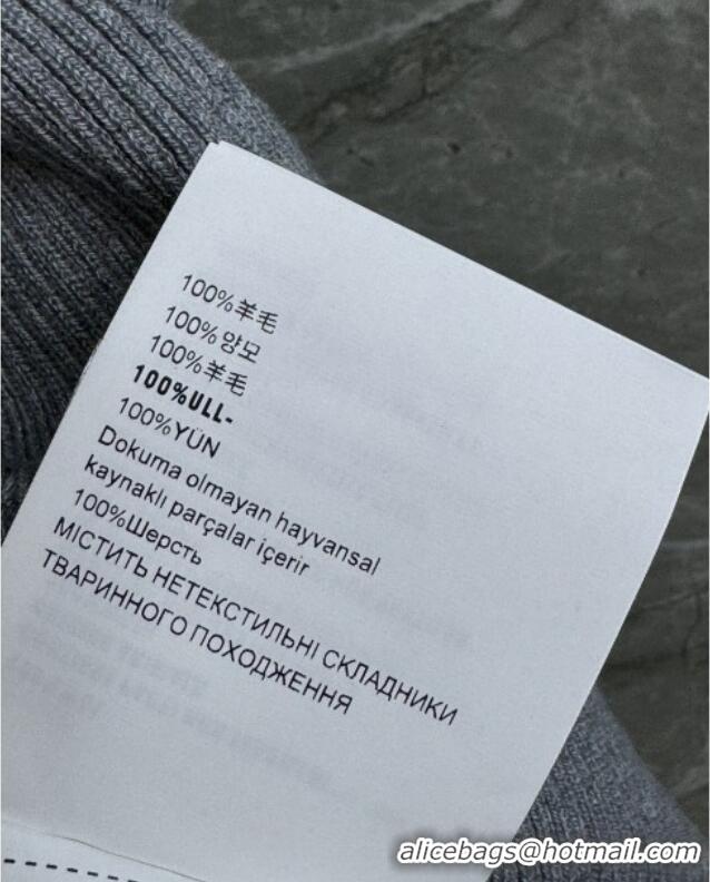 Affordable Price Miu Miu Wool Vest M91621 Grey 2025