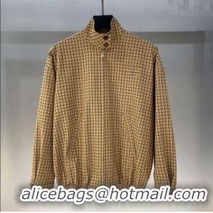 Market Sells Miu Miu Plaid Jacket M091814 Yellow 2025