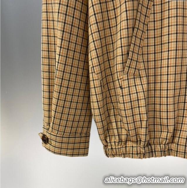 Market Sells Miu Miu Plaid Jacket M091814 Yellow 2025