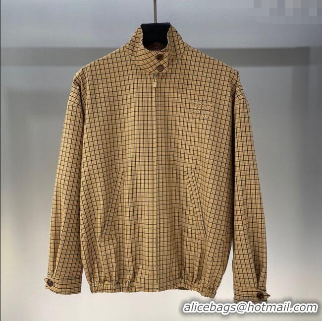 Market Sells Miu Miu Plaid Jacket M091814 Yellow 2025
