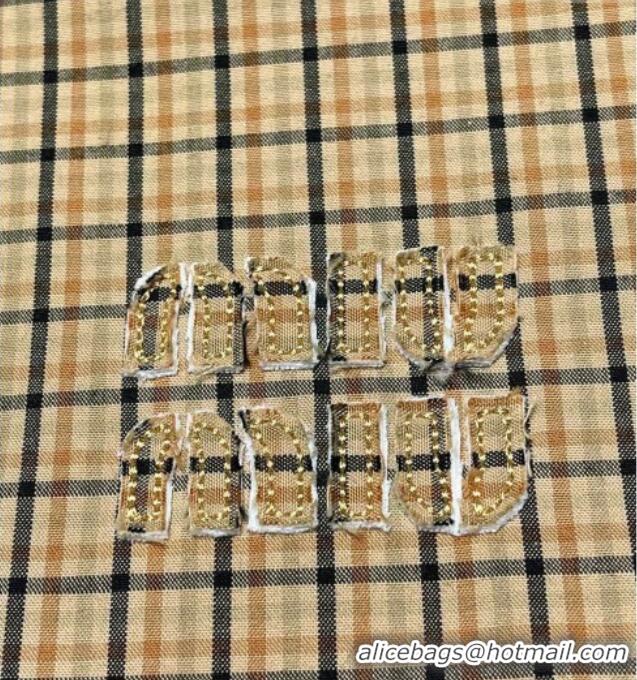 Market Sells Miu Miu Plaid Jacket M091814 Yellow 2025