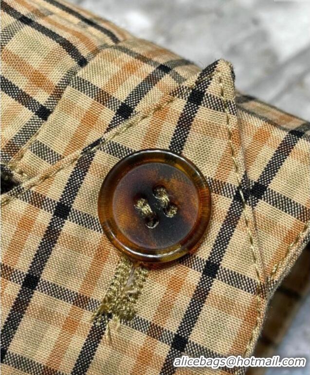 Market Sells Miu Miu Plaid Jacket M091814 Yellow 2025