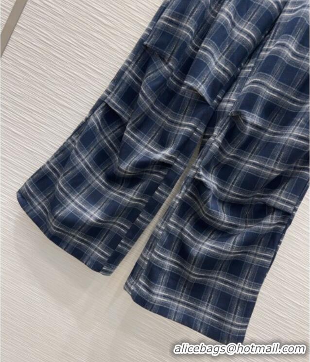 Good Taste Miu Miu Plaid Jacket M091802 Blue 2025