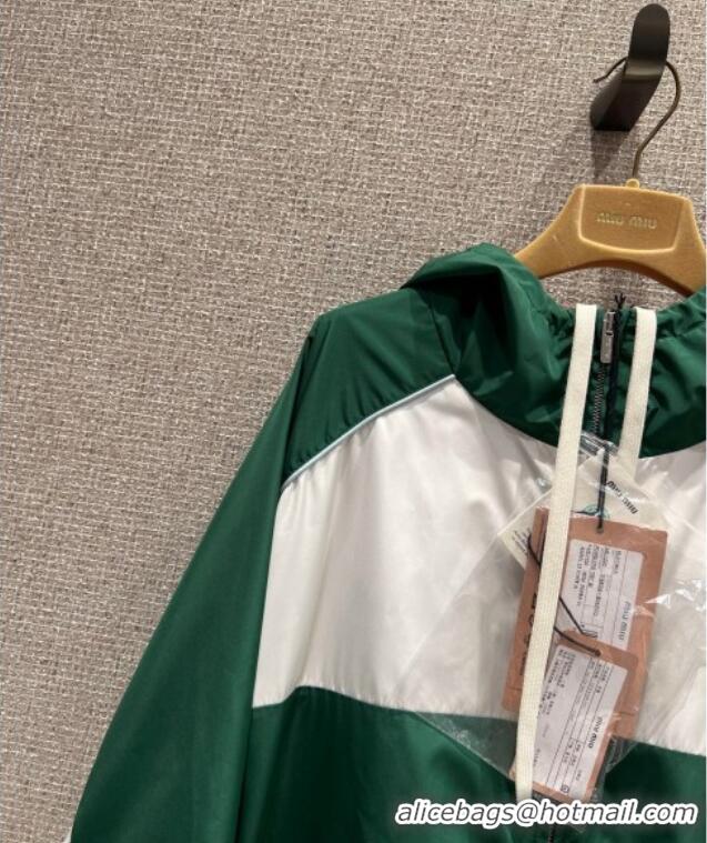 Best Grade New Balance x Miu Miu Cotton Jacket M091810 Green 2025