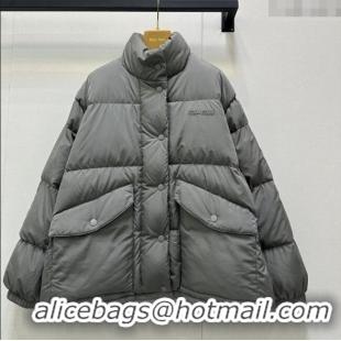 Affordable Price Miu Miu Down Jacket M091813 Dark Grey 2025
