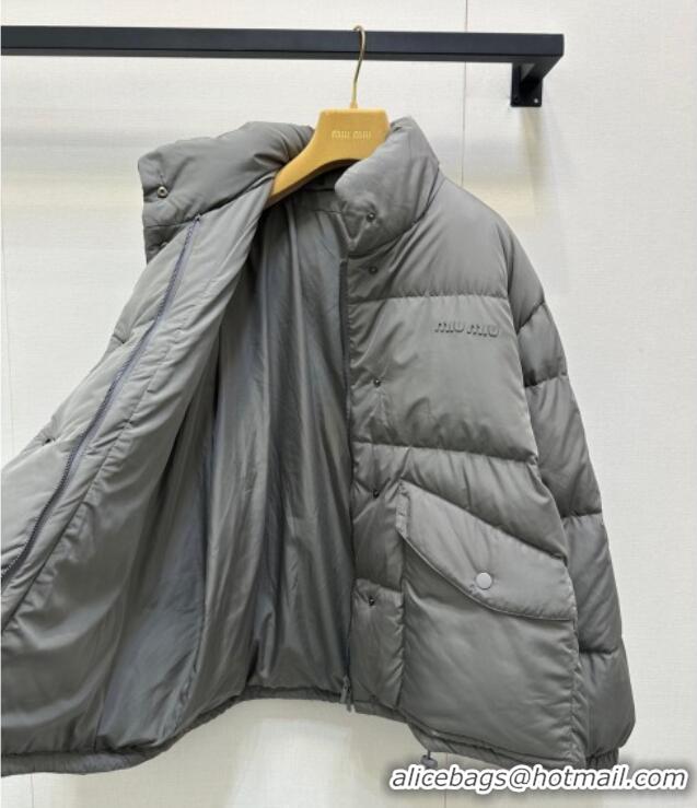 Affordable Price Miu Miu Down Jacket M091813 Dark Grey 2025