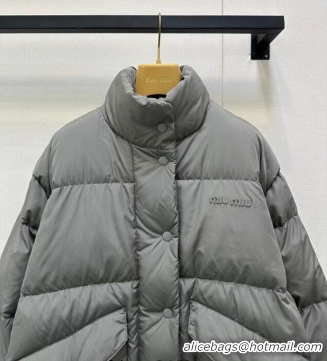 Affordable Price Miu Miu Down Jacket M091813 Dark Grey 2025