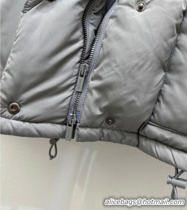 Affordable Price Miu Miu Down Jacket M091813 Dark Grey 2025