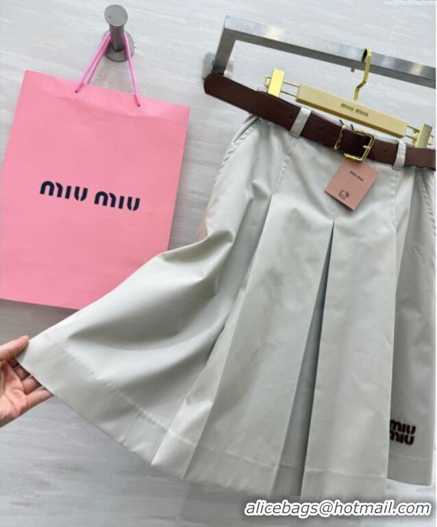 Famous Brand Miu Miu Skirt M091816 Grey 2025