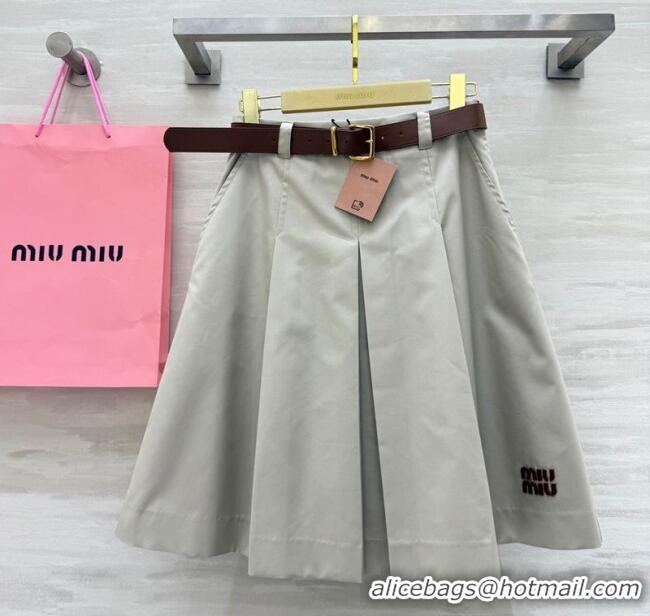 Famous Brand Miu Miu Skirt M091816 Grey 2025
