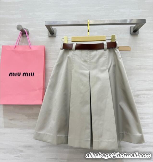 Famous Brand Miu Miu Skirt M091816 Grey 2025