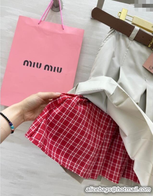 Famous Brand Miu Miu Skirt M091816 Grey 2025