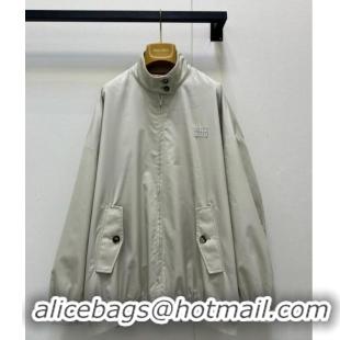 Affordable Price Miu Miu Jacket 0814 Grey 2025