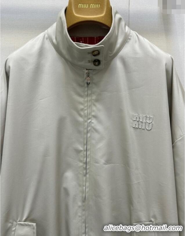 Affordable Price Miu Miu Jacket 0814 Grey 2025