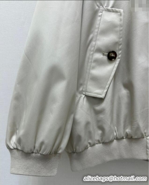 Affordable Price Miu Miu Jacket 0814 Grey 2025