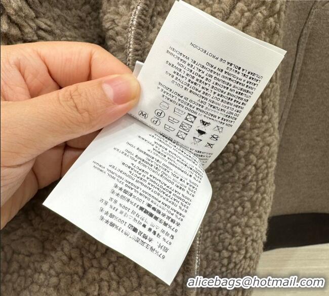 Grade Quality Miu Miu Wool Blend Jacket M091818 Grey 2025