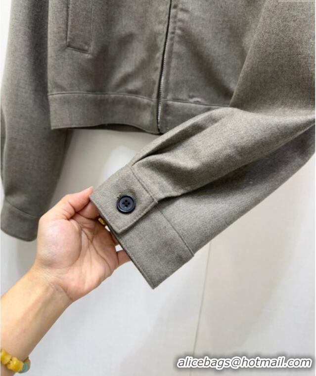 Luxury Discount Miu Miu Jacket M091820 Grey/Blue 2025