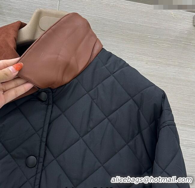 Modern Classic Miu Miu Quilted Nylon Jacket M091819 Black 2025