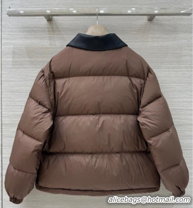 Reasonable Price Miu Miu Down Jacket M091822 Brown 2025