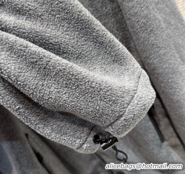 Market Sells Miu Miu Fleece Sweatshirt M101406 Grey 2025