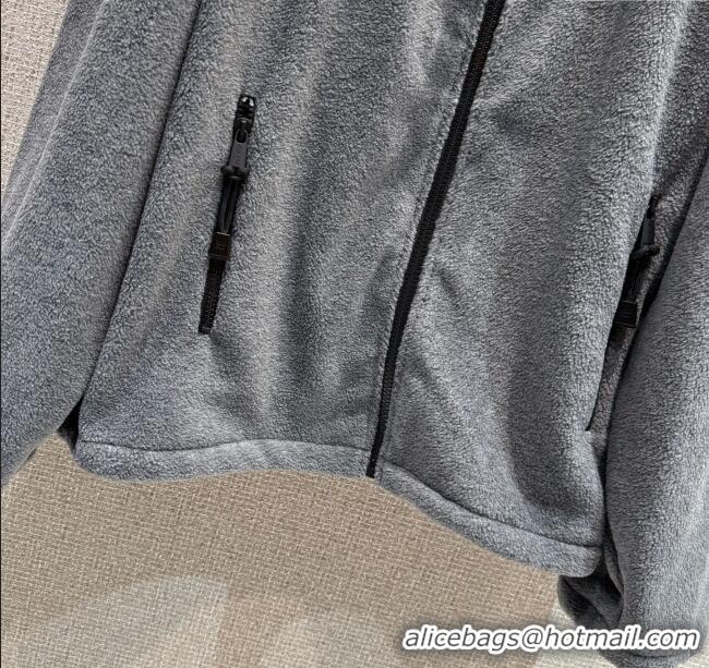 Market Sells Miu Miu Fleece Sweatshirt M101406 Grey 2025