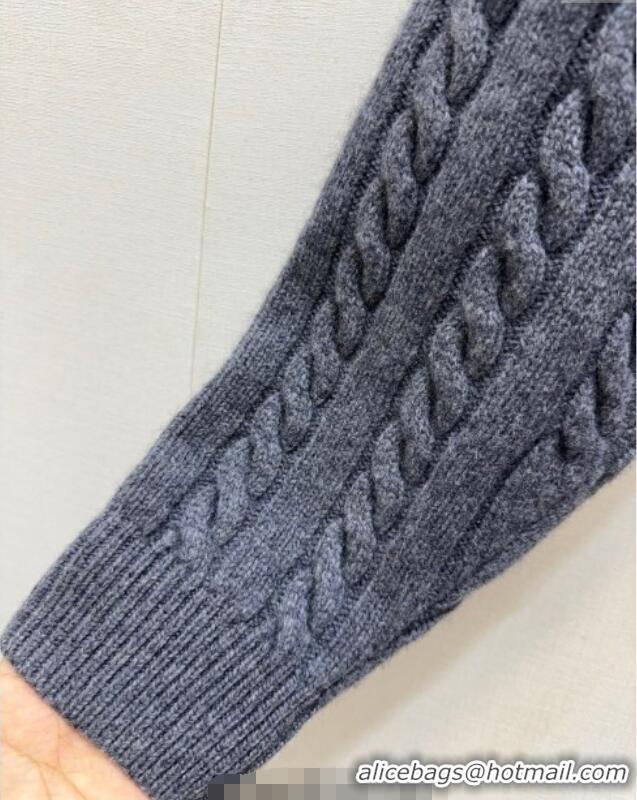 Luxury Discount Miu Miu Short Sweater MM101417 Grey 2025