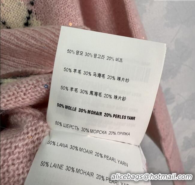 ​Market Sells Miu Miu Wool Mohair Sweater MM101408 Pink 2025